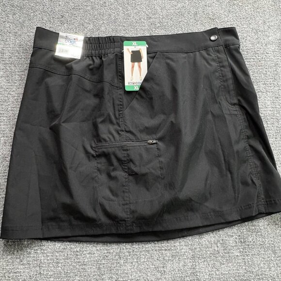 32 Degrees Cool Skort Womens Black X-Large Inner Shorts Tennis Golf Athleisure - Picture 8 of 15